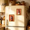 Halloween Party Supplies Pumpkin Frame Refrigerator Magnet Vintage Ghost Fridge Waterproof Magnets Whiteboard Decorative Magnet for Holiday Photo