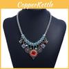 European Style Alloy Choker Chain With Vintage Plating For Office And Daily Use