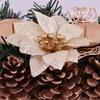 Stable Christmas Wreath Candle Holder Safety Flower Aromatherapy Candlestick  Living Room