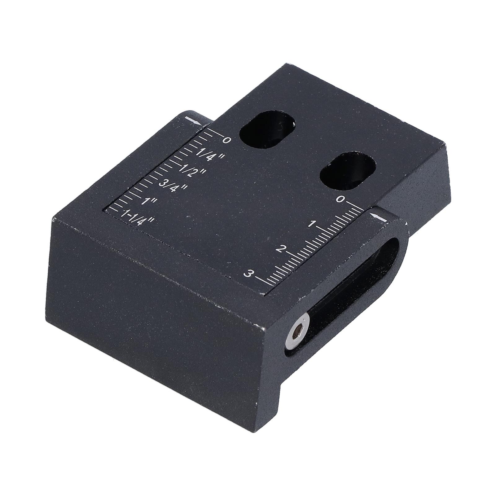 

63Pcs Pocket Hole Jig 15 Degree Woodworking Guide Oblique Drill Angle Hole Locator Tool Black