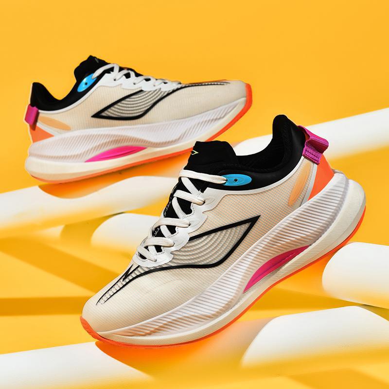 Yueying 4 Lightweight Carbon Board Running Shoes Shock Absorption High Elastic Sneakers Men's Shoes All-Terrain Exercise Running Shoes Women's Shoes T