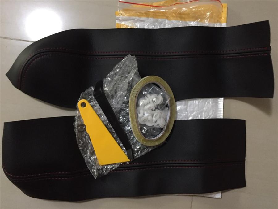 Pro Honda Civic 8. generace 2006 2007 2008 2009 2010 2011 2ks Panel loketní opěrky zadních dveří auta Kryt z mikrovláknové kůže Obložení