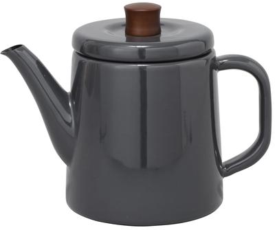 Noda Horo Enamel Kettle, 1.5L, Porchka, Enamel, Gray, Made In Japan, PTR-1.5K GR