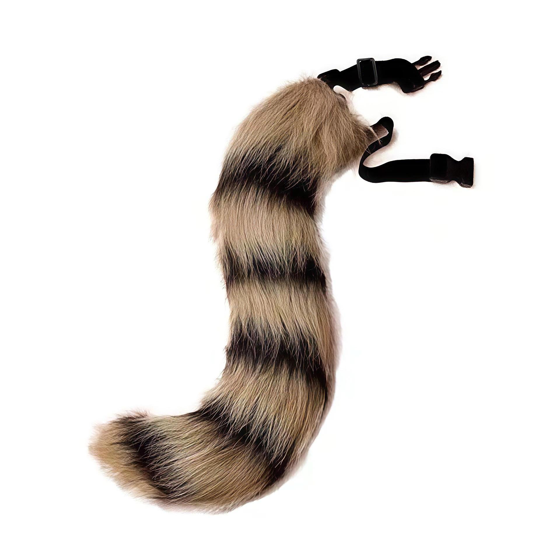 2023 Handgemachter Niedlicher Fuchs- & Katzenschwanz Cosplay Anzug mit Bändern - Japanisches Katze Mädchen Accessoire black
