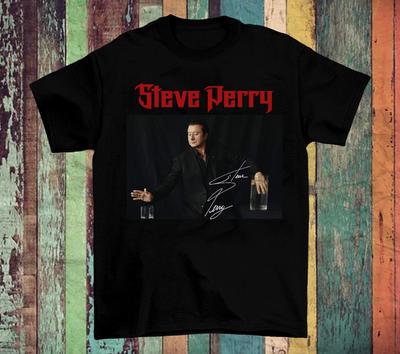 Steve Perry Signature Gift For Fan Black All Size Shirt Unisex T-Shirt