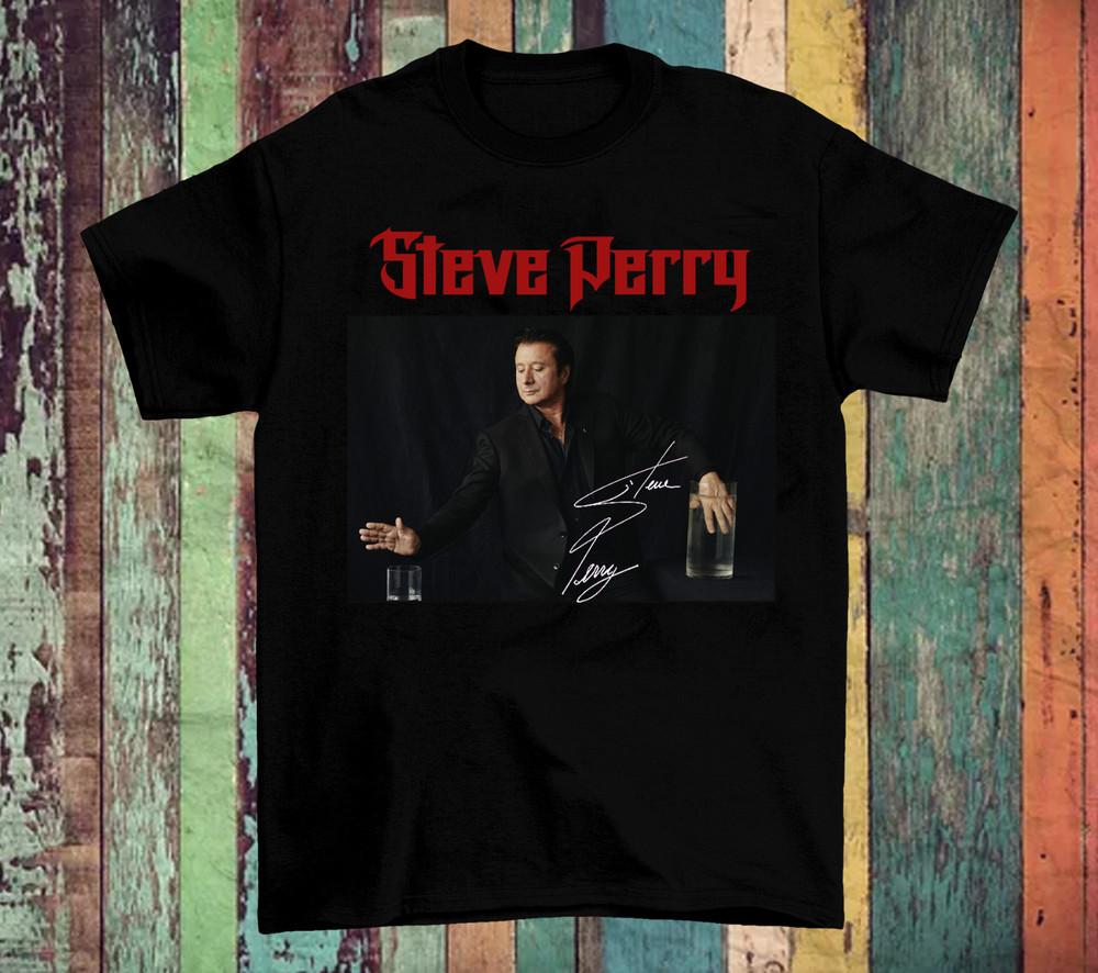 

Steve Perry Signature Gift For Fan Black All size Shirt Unisex T-Shirt S