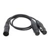 SZRMCC Dvoukanálový XLR 3-pinový samice na XLR 5-pinový samec audio vstupní kabel pro kameru Arri Alexa XT SXTAmira