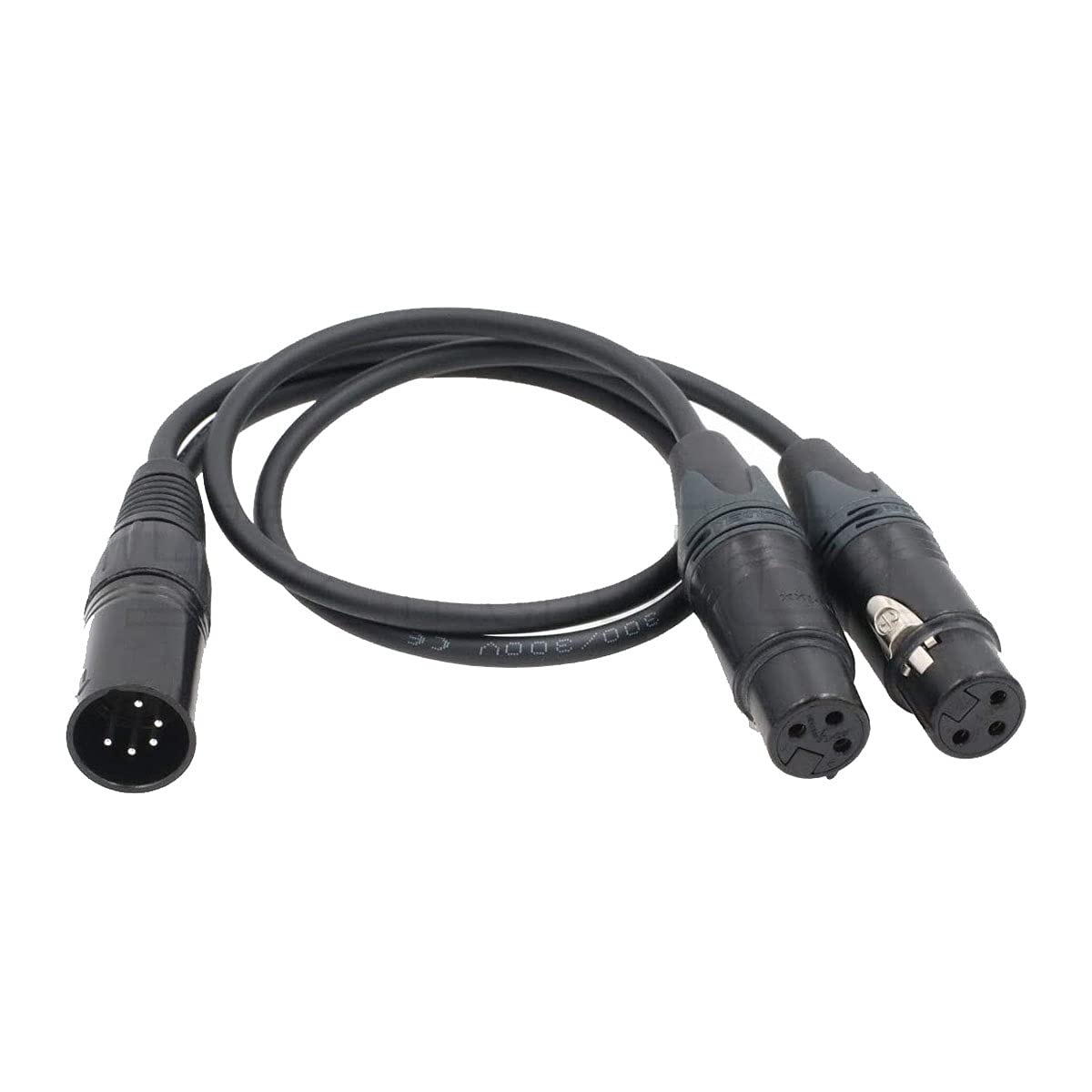 

SZRMCC Двухканальный аудиовходной кабель XLR 3-pin гнездо - XLR 5-pin штекер для камеры Arri Alexa XT SXTAmira