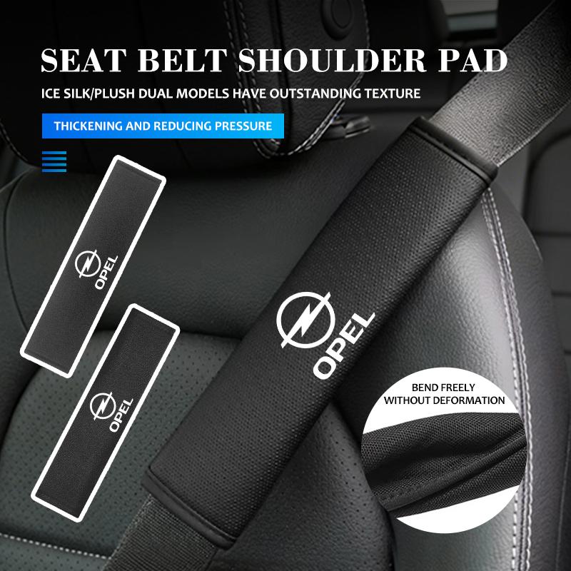 Car Seat Belt Shoulder Protector Cover Safety Belt Padding Pad For Opel Insignia Astra G J F K Vectra C H Corsa C B D Omega