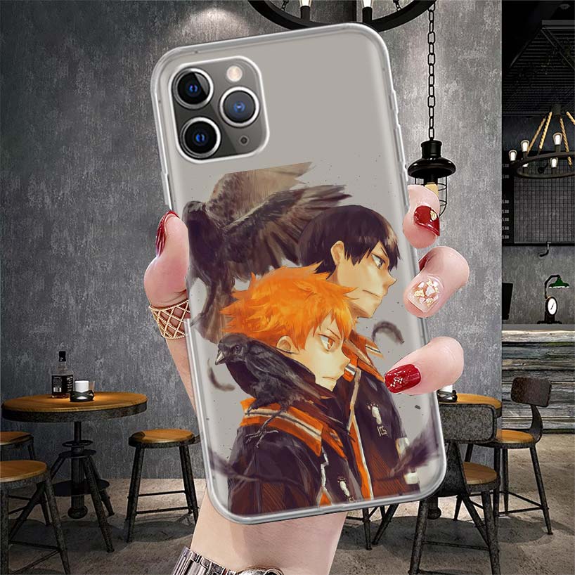 Haikyuu Oya Volleyball Anime Soft Phone Case For IPhone 11 17 Air 16E 16 Pro Max 15 + 14 Plus 13 Mini 12 Apple 7 SE 8 Fundas Coq