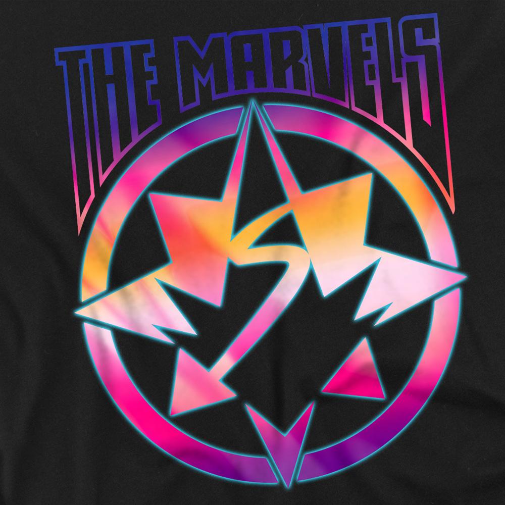 The Marvels Unisex Adult Gradient Logo T-Shirt
