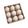 9 Pieces Christmas Ball Ornaments Hanging Ornament for Party Holiday Bedroom