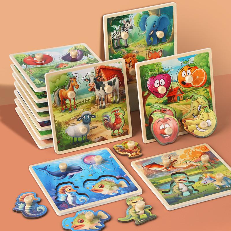 Puzzle Dinosaur Play Board For Kids Educational Fun And Motor Skills Development