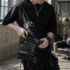 Waist Bag with Belt Steampunk Leg Strap Biker Themed Fanny Pack for Bikers,