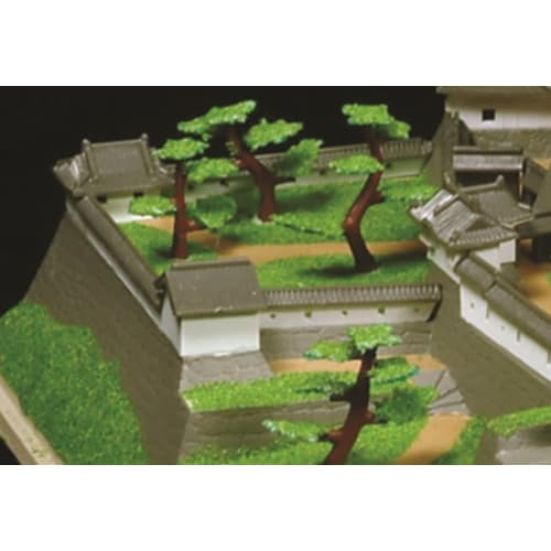 Doyusha 1/500 Japan's Famous Castles Standard Himeji Castle Plastic Model S-21 Molded Color