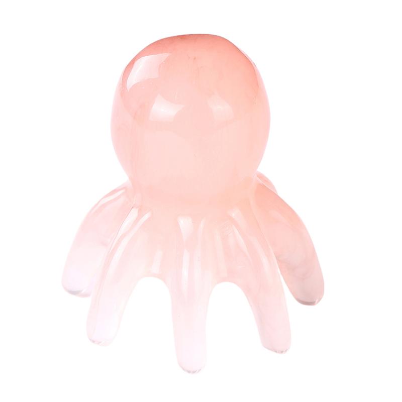 Resin Octopus Comb Head Massager Meridian Scraping Scalp Massage Brush Acupuncture Spa Gua Sha Health Deep Massage Tool
