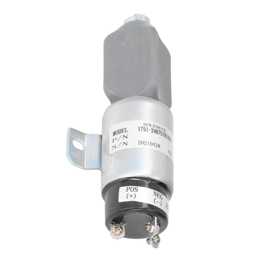 Stop Solenoid ABS Shutoff Flameout Solenoid Valve for Mitsubishi S6K Engine 24V 17512467UIBIS5A