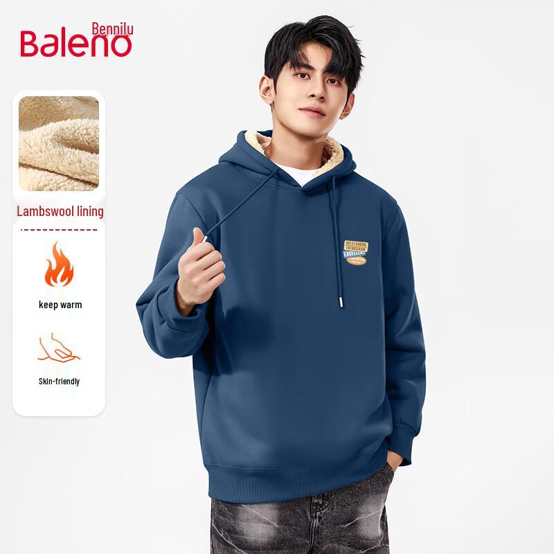 

Baleno Men s Fleece Lined Hooded Sweatshirt 3XL