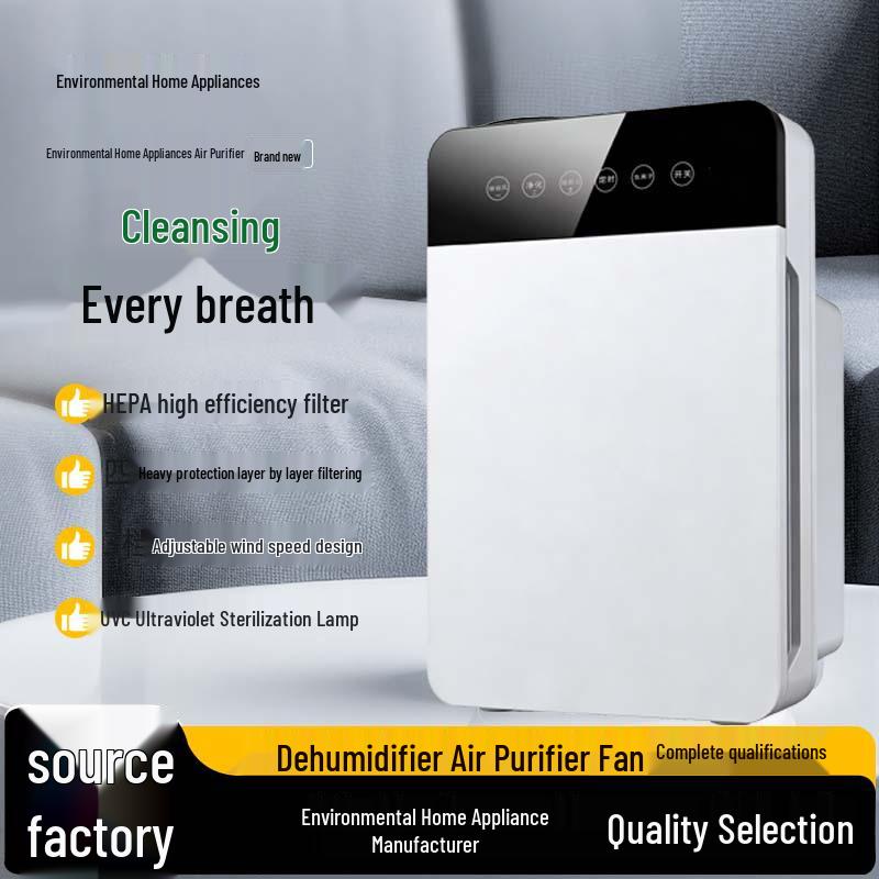 

Triple Filter Air Purifier for Office & Home: Removes Smoke, Odors, Dust, Pet Hair & More K2D белый