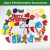 DIY Felt Christmas Tree Ornaments for Kids - Creative Handmade Decorations