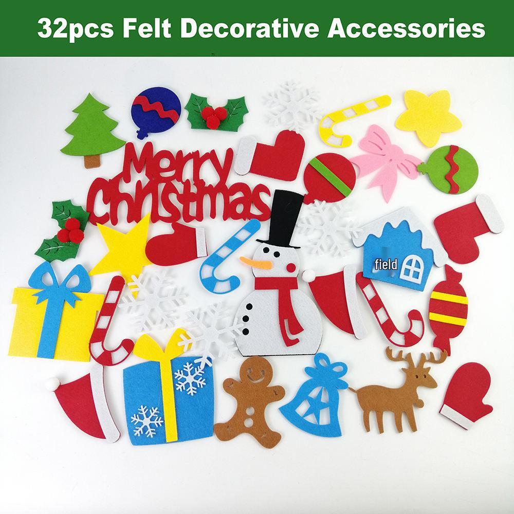 DIY Felt Christmas Tree Ornaments for Kids - Creative Handmade Decorations