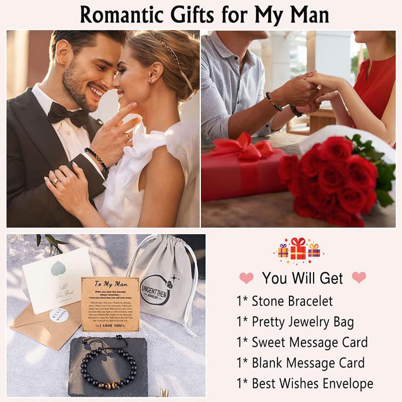 Beyaz Çam Buzlu Bileklik - Yıldönümü, Doğum Günü veya Noel Hediyesi (Erkek Arkadaş, Oğul, Koca veya Sevgili İçin)