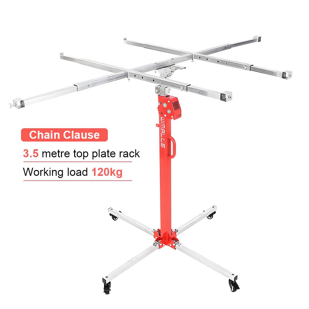 Gypsum Board Lifter Hand-cranked Lamp Mounting Lifting Bracket Lifting Mobile Stand Holder Small Ceiling Hole Punching Bracket