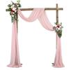Wedding Arch Drape Chiffon Fabric Draping Curtain Drapery Wedding Birthday Party Decor Draping Ceremony Reception Hanging Decor