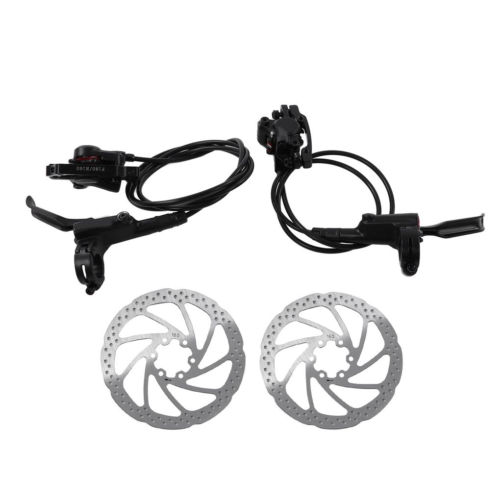 MEROCA Fahrrad Scheibenbremsensatz Fahrrad Hydraulische Scheibenbremse Mountainbike Vorne Hinten Radfahren Öl Scheibe