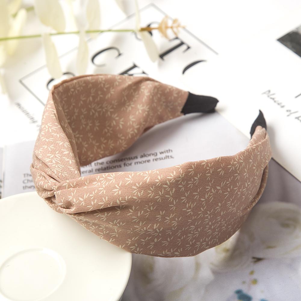 

Модная повязка на голову с леопардовым принтом, широкая крестообразная женская повязка на голову, эластичный бант, обруч для волос, ободок, узел наверху, аксессуары для волос для девочек