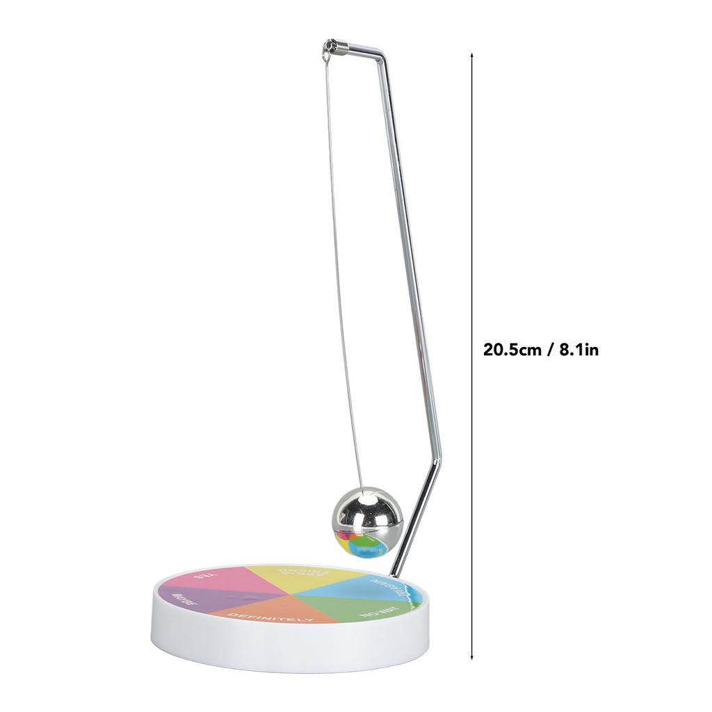 Metal Magnetic Decision Ball Luck Magnetic Decision Maker Ball Swing Toy Gift for Students