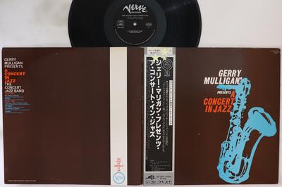 LP Record GERRY MULLIGAN & THE CONCERT JAZZ B - Gerry Mulligan Presents A Concert I MV2652 VERVE 1979 Japan Obi Jazz Used