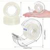 Transparent Tape and Dispenser, Refillable Tape Dispenser, Office Tape Rolls, Transparent Tape Gift Wrapping, Craft, School