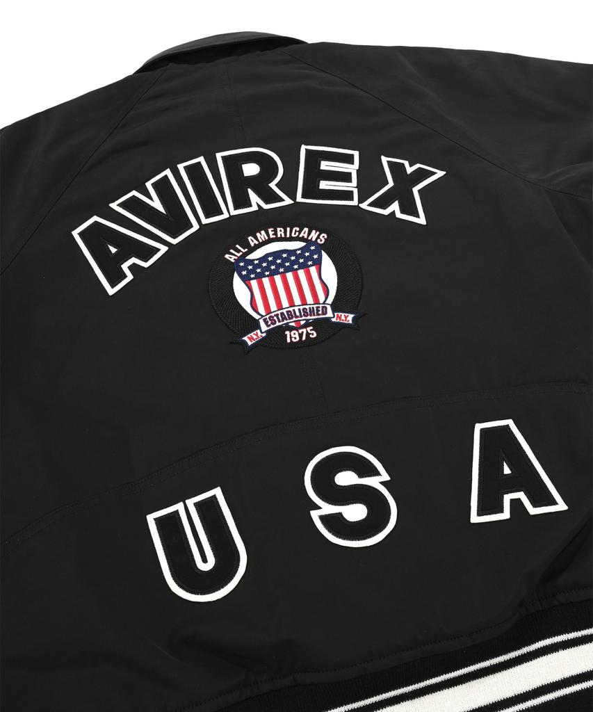 Avirex Varsity Woven Jacket / 6122154 Black
