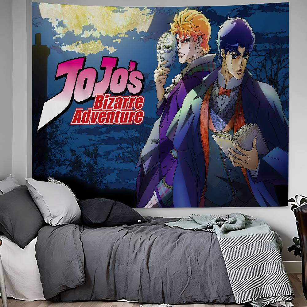 Anime JJojoS BBizarre AAdventure Cartoon Tapestry Wall Hanging Decoration Household Home Decor