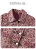 Mom's Spring Floral Cardigan: Stylish, Age-Reducing Lapel Jacket for Middle-Aged & Elderly Women - Casual Fashion Top for Spring & Autumn