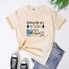 Battery Life Of A Teacher Tshirt Funny Teacher Appreciation Gift Tshirt Aesthetic Women Kindergarten Back To School Top Shirt