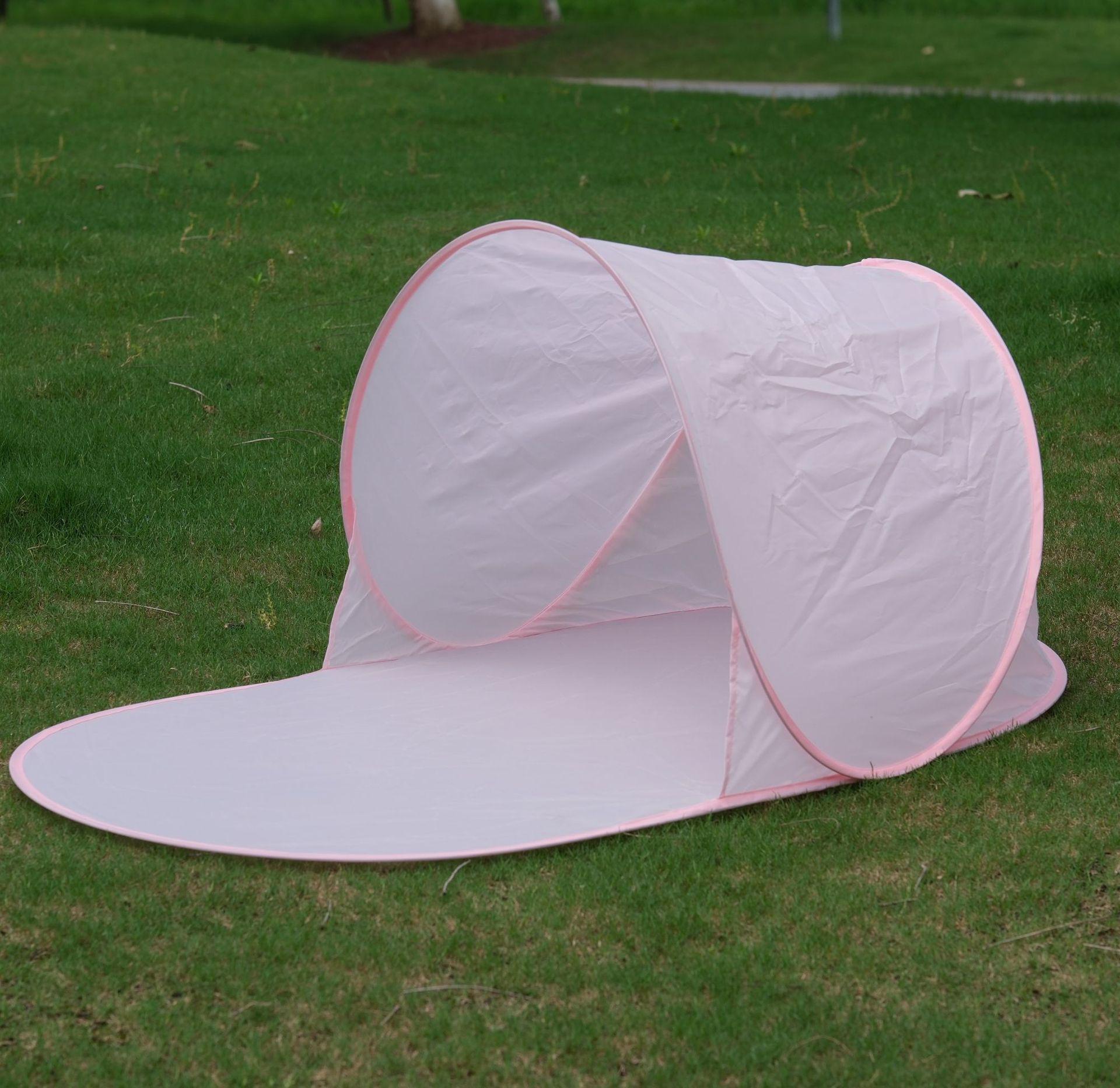 Automatic Pop-Up Beach Tent for Kids: Steel Wire Sunshade for Outdoor Play Single