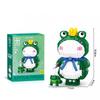 New Frog Prince Assembled Building Blocks Micro Particles DIY Gift 7645A-7646A Frog Cartoon Cute Ornament