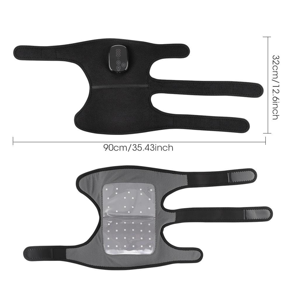 Cross-Border Red Light Electric Knee Massager with Heat Therapy for Joint Pain Relief