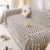 Plush Simple Sofa Towel Non-Slip Sofa Cover Dust Cover One-Piece Plush Cover Cloth Line High Sense