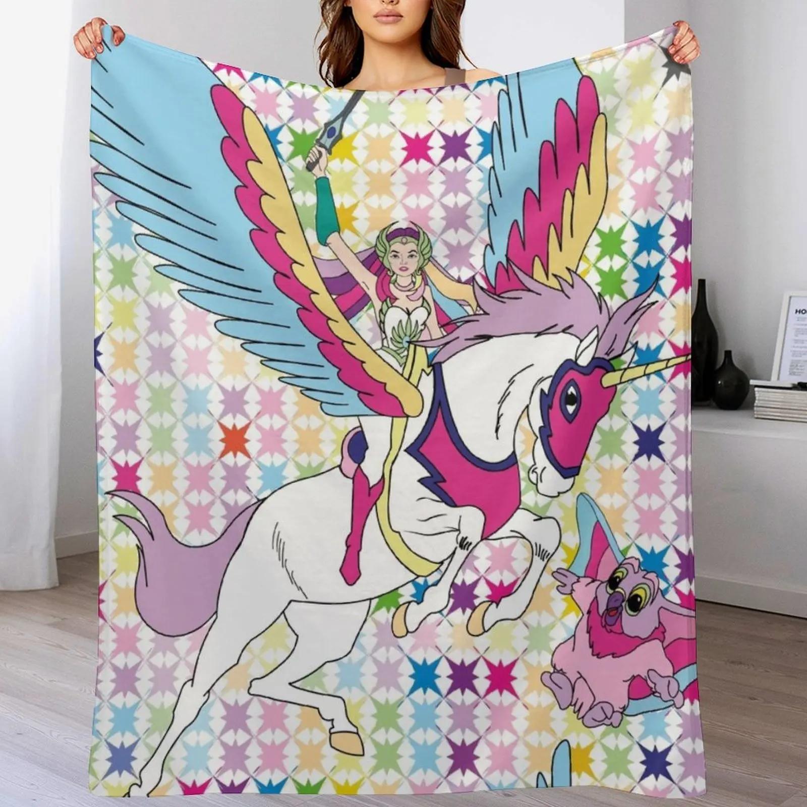 

shera by the power of grayskull Throw Blanket Lightweight Cozy Blanket for Bed Sofa 102x76cm(40x30in)