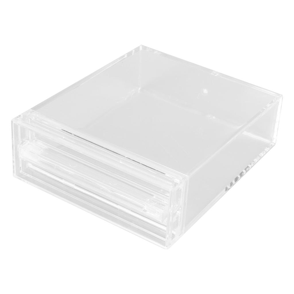 Desktop Mini Bilderrahmen PC Doppelseitig Transparent Freistehend Sofortbildrahmen für Instax