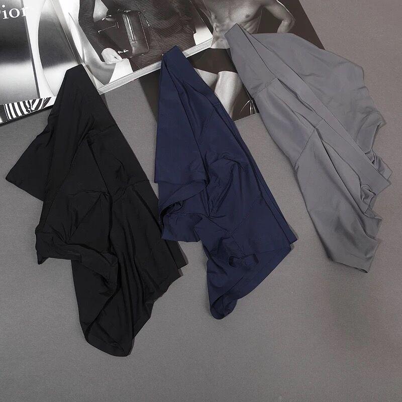 Boxer da uomo senza cuciture in seta ghiacciata - Ultraleggeri, traspiranti, sportswear alla moda