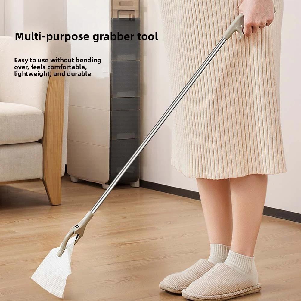 Stainless Steel Foldable Litter Picker Easy to Hold Trash Reacher Picker Pregnant Grabber Stick Collapsible Lightweight