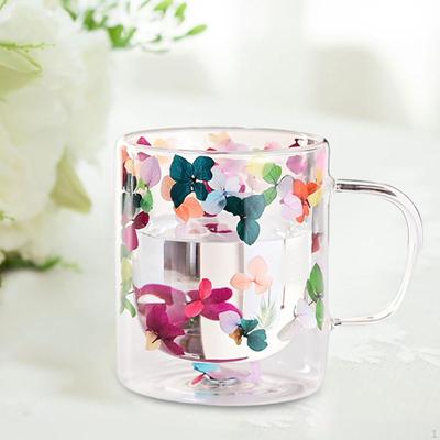 Dubbelwandige Koffiemok, Drinkglazen, Hittebestendig 250ml Helder Glazen Beker, Beker voor