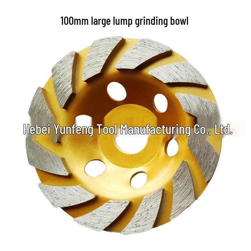 

Thickened Diamond Grinding Disc for Angle Grinder - Cement, Marble Polishing & Concrete Cutting Saw Blade 180mm Double Row