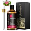 MAYJAM 100ml Geranium esenciální olej aromaterapie pro repelentní sterilizaci osvěžující ošetření povadlé pokožky květinová vůně olej do difuzéru
