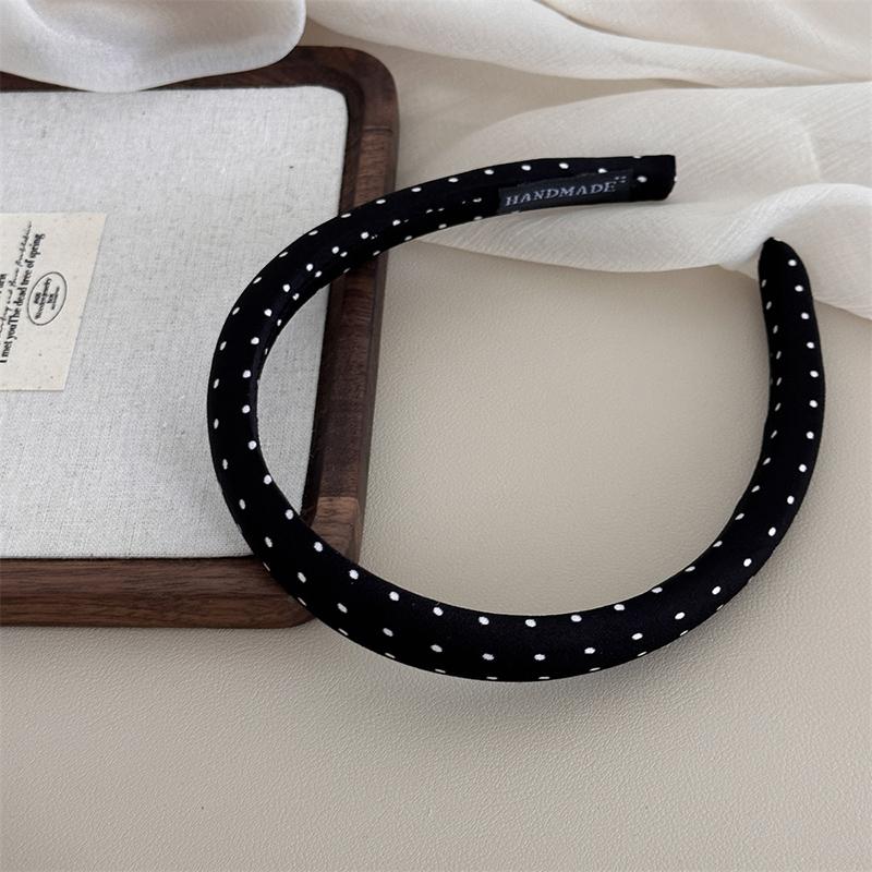 Polka Dot Wide-brimmed Headbands Women's Korean Simple Versatile Hair Band Hair Accessories