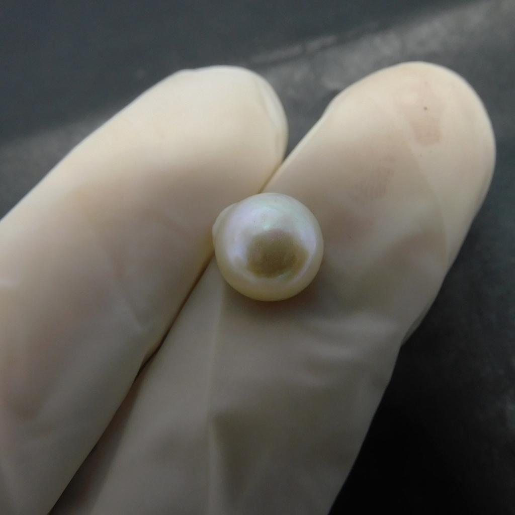 Round Cut 2.90 Ct White Mabe CERTIFIED Natural Sea Pearl South Pacific Loose Gem p-3009-h
